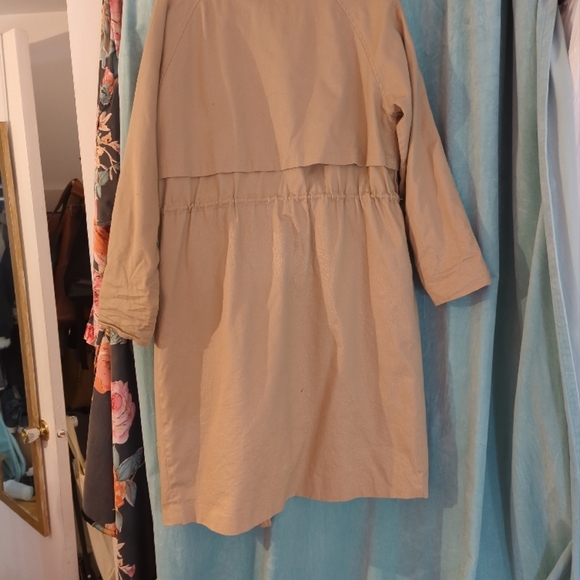 Noisy May Beige Trench Coat - Picture 4 of 8
